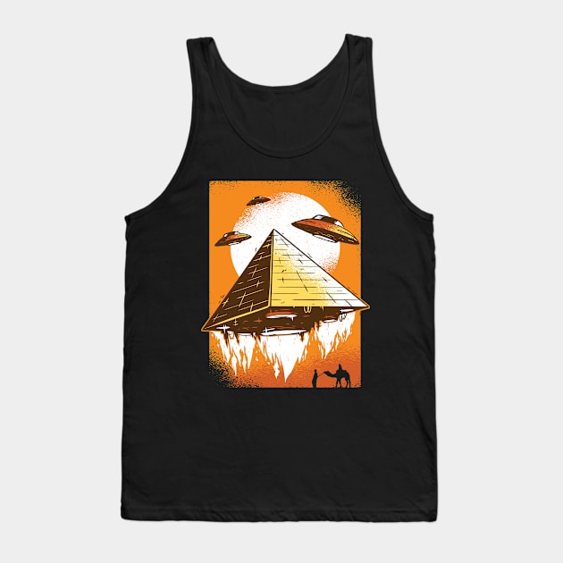 Pyramid Launch Tank Top by Cosmo Gazoo